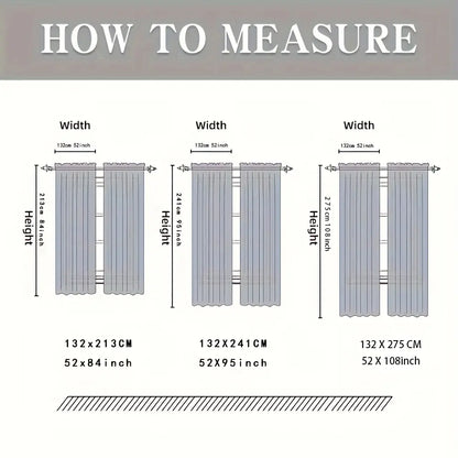 2Panels Double Embroidered Shading Curtain, Living Room Bedroom Dining Room Kitchen European Romantic Bay Window Curtain Embroidered Curtain Home Decoration